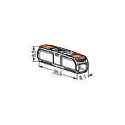 WAGO 221-2401 Transparent Inline Splicing Wire Connector 60 Pack
