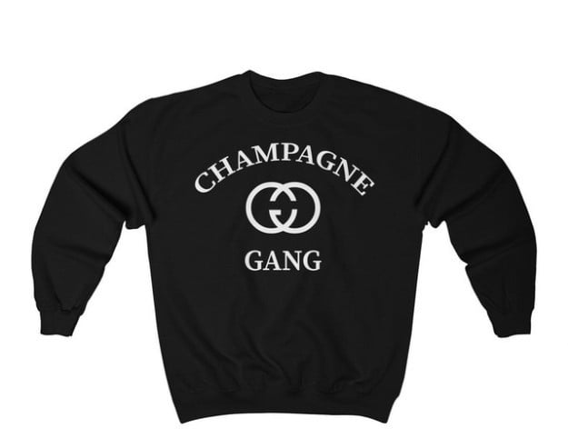 champagne gang sweater