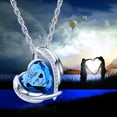 thumbnail image 5 of Cremation Heart Urn Necklace Ashes Jewelry for Women Men Keepsake Pendant Memorial Locket Ash Holder, 5 of 8