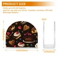 thumbnail image 4 of Yayeee Napkin Holder for Table Kitchen Paper Tissue Organization, Chocolate Cakes, 4 of 8