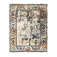 thumbnail image 1 of Azusa Modern Distressed Floral Charcoal Area Rug 6 ft. x 9 ft., 1 of 1