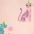 thumbnail image 6 of Sleep On It Girls 4PC Bamboo Snug Fit Pajama Sets ,Pink ,6, 6 of 7