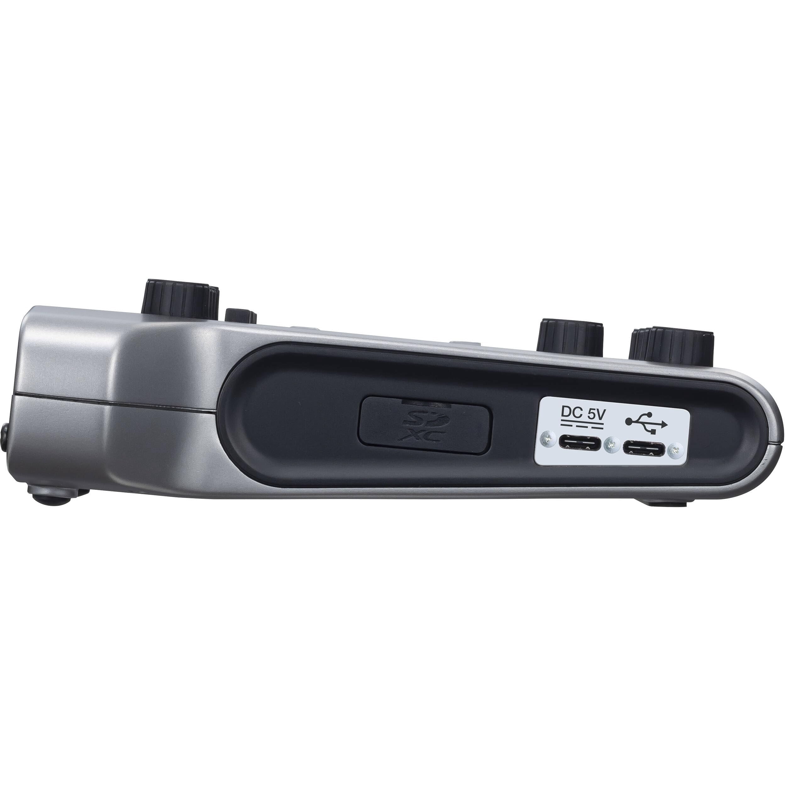 Zoom PodTrak P4 Podcast Recorder with 4 Microphone Inputs, 4 Headphone Outputs, Phone and USB Input for Remote Interviews + 64GB Card + Extra SLR Cable