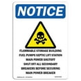thumbnail image 1 of SignMission OS-NS-A-1014-V-12784 Panneau d'Avis OSHA 10 x 14 Po. - Rangement Inflammable, 1 of 1