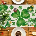 thumbnail image 4 of St. Patrick's Day Table Runner, 13x72 Inch Spring Holiday Decor for Kitchen Dining Indoor Outdoor Home Party。（13x72in）, 4 of 13