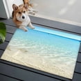 thumbnail image 3 of Beach Ocean Entryway Rug 2'x3'&nbsp; Non Slip Front Door Mats, Blue Sky Sea Waves Nature Landscape Entrance Rugs Indoor Outdoor Carpet, Washable Floor Mats Small Area Rug for Bedroom Kitchen, 3 of 8