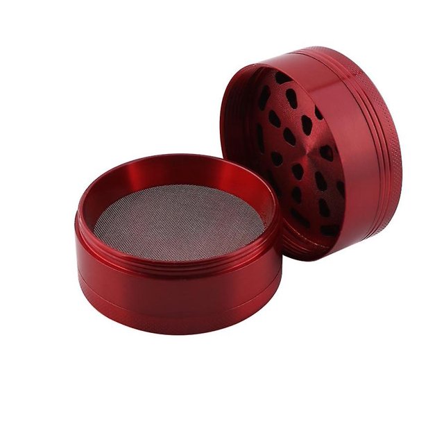 Molinillo de tabaco a base de hierbas Molinillo de aleación de zinc Molinillo de cigarrillos de metal de 4 capas Sincero Hogar