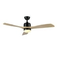 thumbnail image 3 of SAFAVIEH Ceiling Light Fan Vencin Led Lt 52" Ceiling Fan Black, 3 of 5