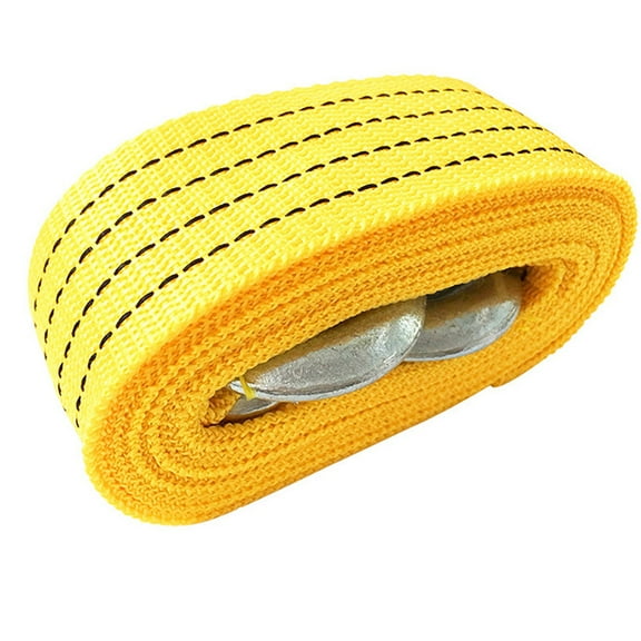 Raindrops 2PC Heavy Duty Car Road Recovery Tow Strap Towing Ropes with 2 Tow Hooks Car Accessories Styling Car Towing Ropes