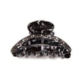 thumbnail image 5 of Tortoise Shell Cellulose Acetate Hair Clip Claw 2pcs Mini Rhinestone Hair Accessories Small French Design Hair Jaw Clamp for Women with 2pcs Spiral Hair Ties, 5 of 5