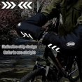 thumbnail image 4 of Bike Handlebar Mittens Gloves Winter Handlebar Muffs Windproof Waterproof Reflective Cycling Gloves Bike Handlebar Cover Hands Warmer with Zipper Pock, 4 of 5