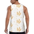 thumbnail image 3 of Haiem Wheat Men Workout Tank Top Gym Bodybuilding Sleeveless Muscle T Shirts Athletic Tank Breathable Workout Shirt-XX-Large, 3 of 9
