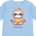 thumbnail image 4 of Inktastic Meditating Sloth Boys or Girls Long Sleeve Toddler T-Shirt, 4 of 5