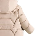 thumbnail image 3 of Luvrsol Girls Faux Fur Trim Hood Winter Puffer Coat, Mid‑Length Zip‑Up Kids Cold Weather Outerwear 100-140, 3 of 4
