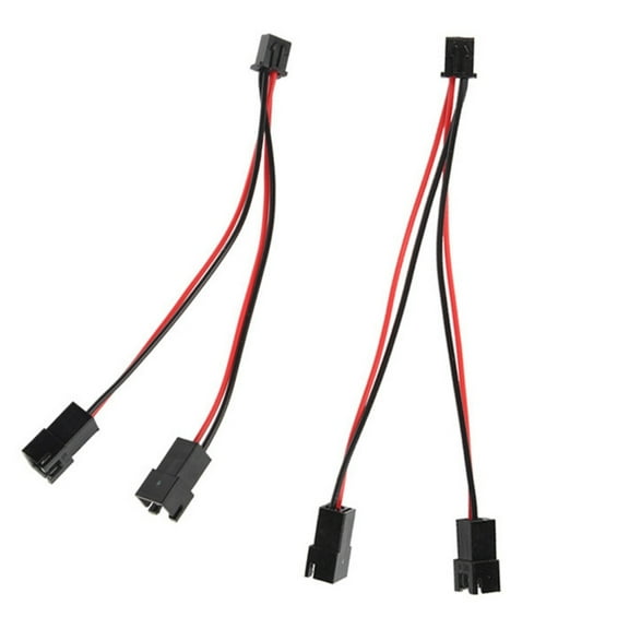 1Pair JST XH 2.54mm 2 Pin Male Female Connectors for Mini Helicopter and LED Strips with 10cm Cable