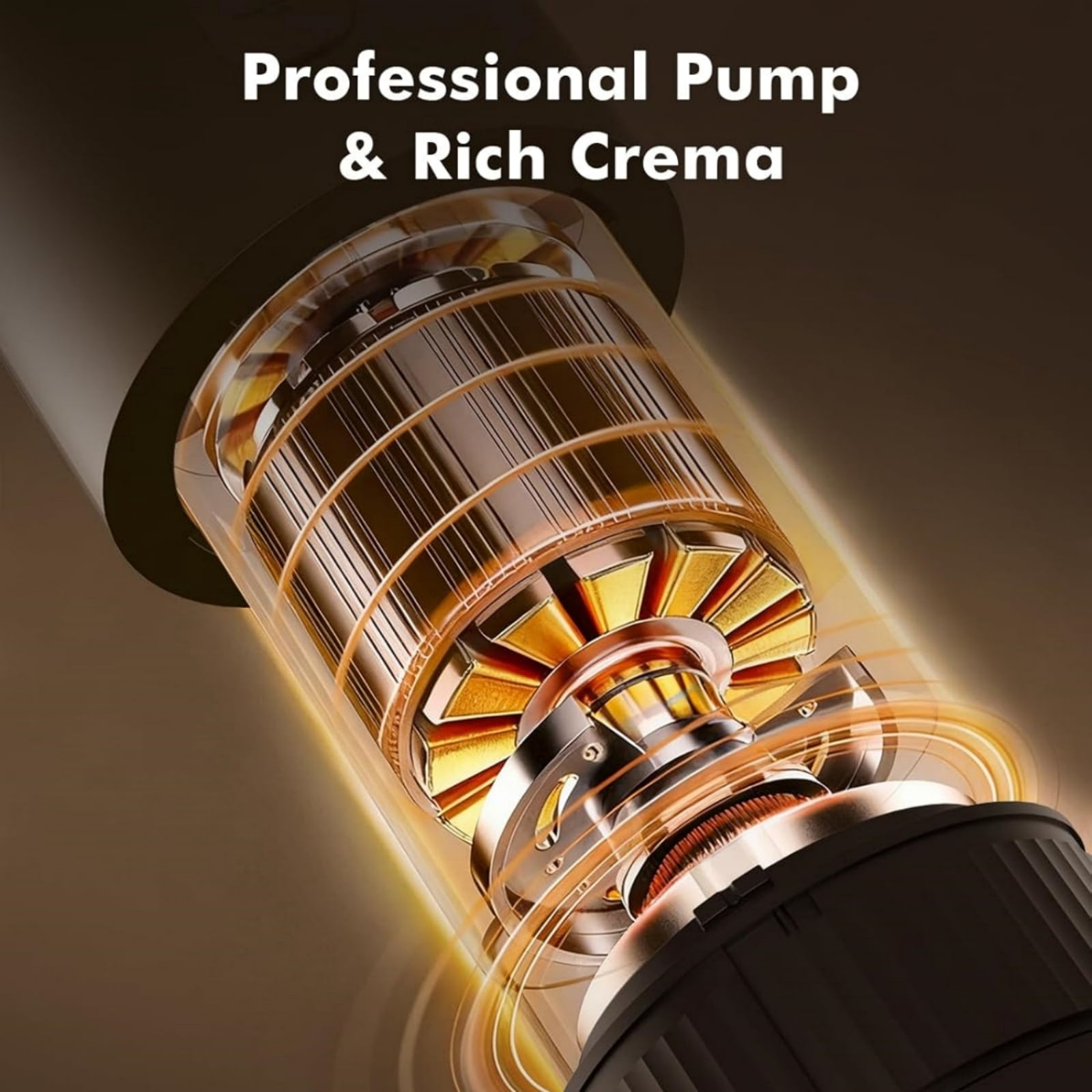 Portable Electric Espresso Machine with Manual Coffee Grinder and Electric Milk Frother for Camping, Car, RV, Hiking, Office, Home