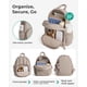 thumbnail image 3 of Mochila Mini Acolchada Ligera Resistente al Agua Rosa BAGSMART, 3 of 9