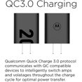thumbnail image 3 of Motorola 20W Universal QC3.0 Charger with USB-C cable for Moto G Power, Moto G Stylus 5G , One 5g UW Ace, and USB-C Devices, 3 of 6