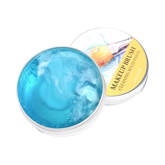 Makeup Brush Cleaner,Brush Cleaner,Makeup Brush Cleaning Soap 80g - Gentle Formula with Fresh Fruit Scents for Easy Brush Care(MulticolorB)