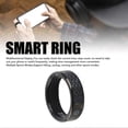 thumbnail image 2 of Smart Ring with Touchscreen, IP68, Stainless Steel, Multiple Sports Modes, Activity Tracking, Size 11 (Inner Diameter 20.6mm), 2 of 4