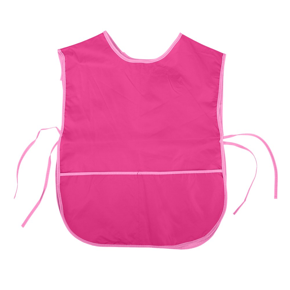 Colorful Kids PVC Waterproof Art Smock Cobbler Aprons, Full Front and