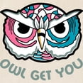 thumbnail image 2 of CafePress - Owl Get You Tote Bag - Unisex Canvas Tote Bag, Beige, 1-Piece, 2 of 7