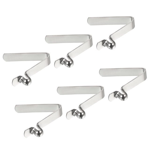 Unique Bargains 7x6mm Kayak Paddle Snaps, Hollow Button Single Pin Lock Tube Spring Clips for Tent Pole, 6 Pack