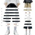 thumbnail image 3 of UACY Boys Cargo Shorts Baggy Casual Elastic Waist Knee Length Wide Leg Shorts Summer Trendy Outdoor Hiking Pants ﻿, 3 of 6