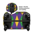 thumbnail image 2 of Fuzoiu Mardi Gras Print Suitcase Cover,Washable Luggage Covers for Suitcase,Elastic Luggage Protector Cover,Scratch Resistant Travel Suitcase Covers-Large, 2 of 7