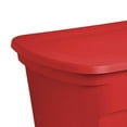 thumbnail image 3 of Sterilite 18 Gallon Plastic Stackable Storage Tote Container, Red (16 Pack), 3 of 5