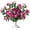 Rose Red, variant on 5pcs Artificial Camellia Long Stems, 19in Silk Flower Fake Flowers for Home Dining Spring Decorations, Floor vases, Party centerpieces and Wedding Arrangements (Blue)