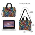 thumbnail image 3 of FORMRS 16" Laptop Bag Carrying Sleeve Case with Handle Travel Shoulder Briefcase, Vibrant Dragon Scales Pattern, 3 of 8