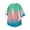 Pink, variant on WIZUTIZ Mens Gradient T-Shirt Short Sleeve Workout Muscle Gym Tee Summer Casual Fashion Slim Fit Crewneck Athletic Tops