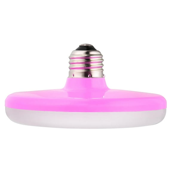 Diodesy- UFO/LED/11W/30K/PINK UFO LED High Bay Light, Pink Finish, 11 Watts, 800 Lumens, 3000K Soft White, Indoor E26 Pendant Bulbs used for Living Rooms, Bedrooms, Dining Areas, 120 Volts, CRI80 , UL