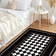 thumbnail image 2 of JML Doormat, Non-Slip Indoor Outdoor Rug Mats for Porch Entry Way, Floor Mat for Bathroom/Kitchen, (16"x24") - Checkered Pattern with Frame, 2 of 5