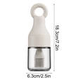 thumbnail image 2 of Linnome Silicone Oil Brush For Outdoor Kitchen Non Shedding Integrated Sealed Basting Brush for Grilling White, 2 of 7