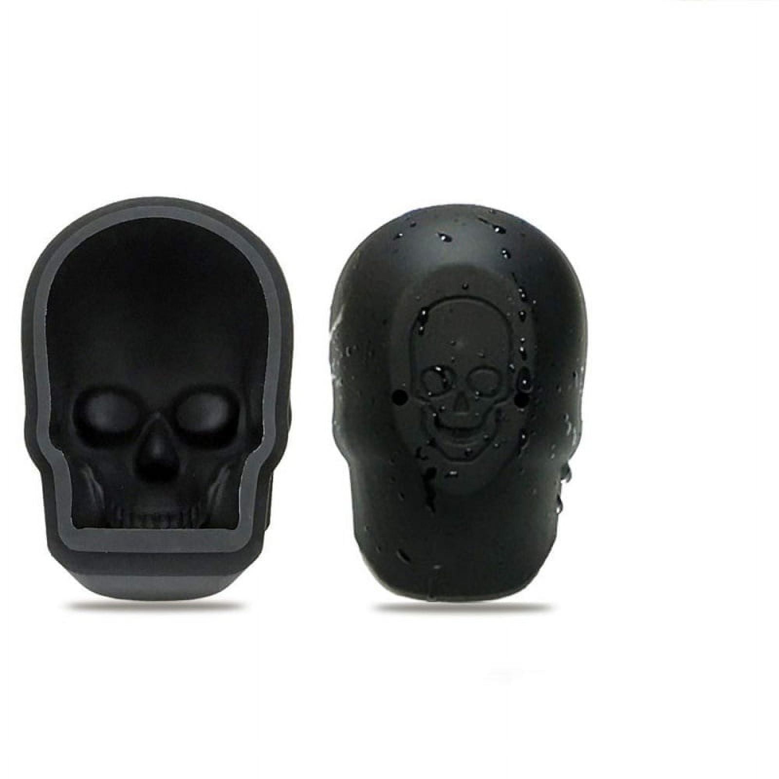  Injoehom Skull Shaped Ice Cube Molds Tray With Lid For