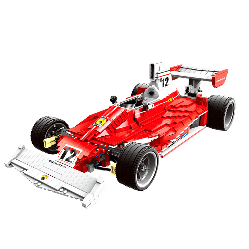 Kepooman Kids Red Power Racer Car Building Block Set for Children, Gift Kepooman Kids Red Power Racer Car Building Block Set for Children, Gift