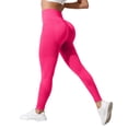 thumbnail image 2 of Domuza Celsior Anti Cellulite Compression 3D Leggings Women Butt Lifting High Waisted with Resistance Workout Yoga Pants Hot Pink XL, 2 of 5