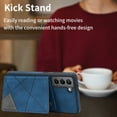 thumbnail image 4 of Dteck Case for Samsung Galaxy S23 Plus,Magnetic Leather Card Slots Wallet Case Shockproof Rubber Kickstand Back Cover for Galaxy S23+,Blue, 4 of 9