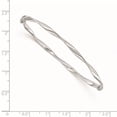 thumbnail image 4 of Auriga Fine Jewelry 10K White Gold Hinged Bangle for Women, 4 of 4