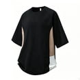 thumbnail image 3 of Luvrsol Mens T Shirt Big & Tall Loose Fit Solid Crew Neck Basic Short Sleeve Tees Summer Everyday Tops M-4XL, 3 of 8
