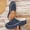 Navy, variant on Women's Wide Width Closed Toe Mule Slippers, Soft Fabric Slip-On Wedge Platform Shoes, Comfortable Casual Indoor & Outdoor Wear, Multi-Color