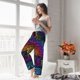 thumbnail image 5 of Balery Indian Mandalas Dragonfly Pantalones de pijama para mujer, pijamas ultraligeros, pantalones de estar por casa-3X-Large, 5 of 6