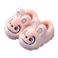 thumbnail image 3 of Cute Girls' Fuzzy Slippers Slip-on Lovely Anime Soft Warm Winter Anti-slide House Slippers with Flat Sole Safe Slipper Indoor Winter Fashion Footwear, 3 of 9