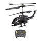 thumbnail image 3 of Helicóptero de control remoto LED luces de vuelo nocturno juguetes de vuelo al aire libre negro, 3 of 9