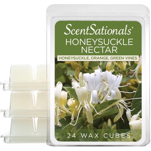 Aroma de néctar de madreselva Wax Melts Scentsationals, 300 ml (24 cubos)