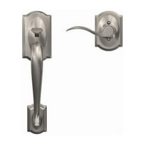 Schlage Camelot Satin Nickel Handleset Right or Left Handed
