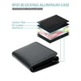 thumbnail image 3 of Gustave Men's RFID Blocking Wallet PU Leather Slim Bifold Wallet Carbon Fiber Credit Card Holder Minimalist Purse for Men Women Gift "Black", 3 of 9