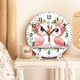 thumbnail image 3 of YladaFaie Two Birds Wall Clock Spring Summer Country Silent Non-Ticking 10 Inch Round Clocks PVC Battery Operated Quartz Analog for Living Room Kitchen Bedroom Bathroom Office Home School Decor, 3 of 7